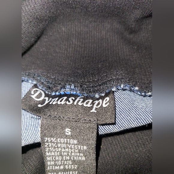 Motherhood Maternity Women's Indigo Blue Stretch Dynashape Belly Straight Jean - Picture 4 of 5